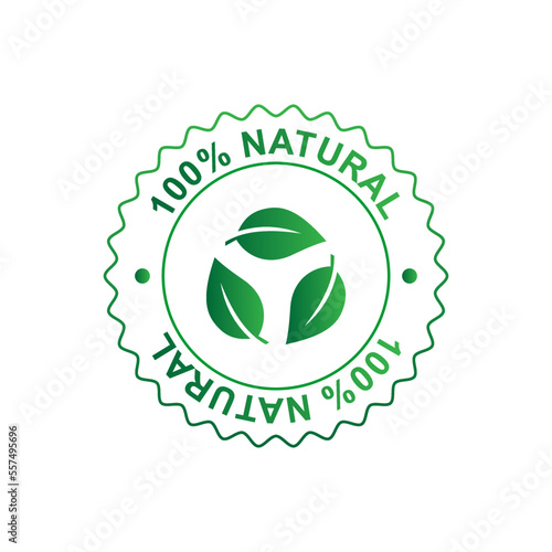 ecology icon vector. ecology bagde icon vector photo