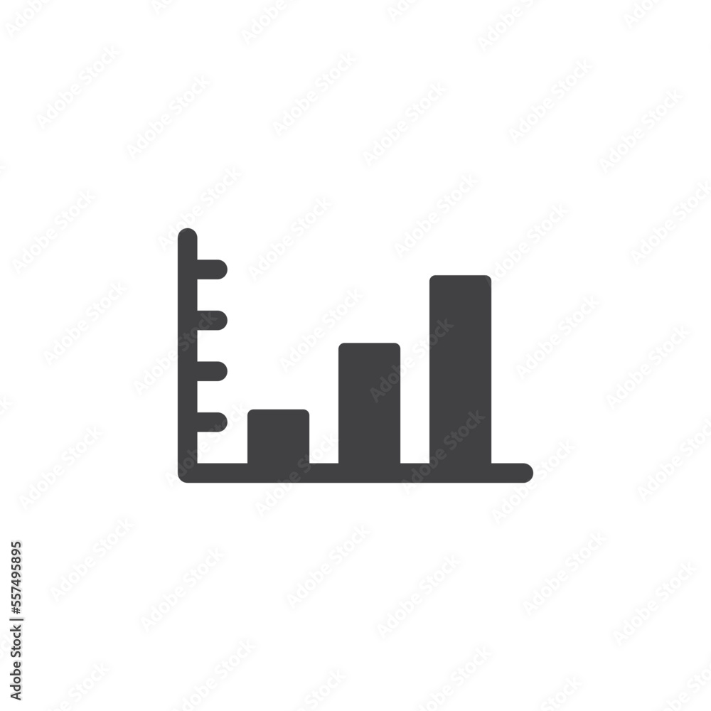 growing graph icon vector illustration growing graph icon vector illustration