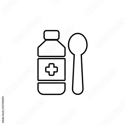medicine icon vector. medicine icon vector illustration