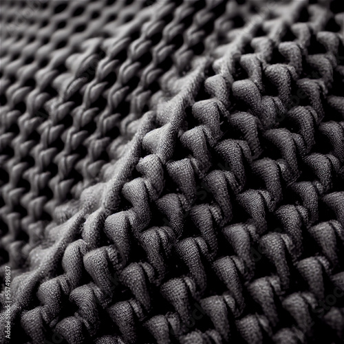 Close up woolen knitted pat...