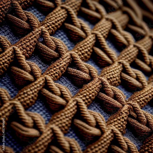 Close up woolen knitted pat...