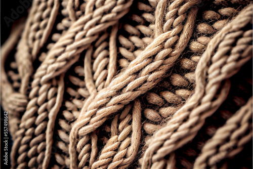 Close up woolen knitted pat...
