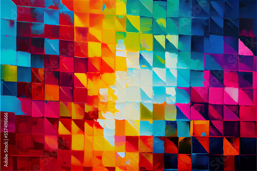 Modern abstract painting in...