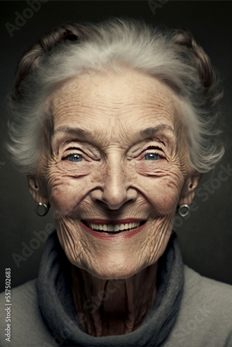 beautiful old Elegant Elderly Lady © Djomas