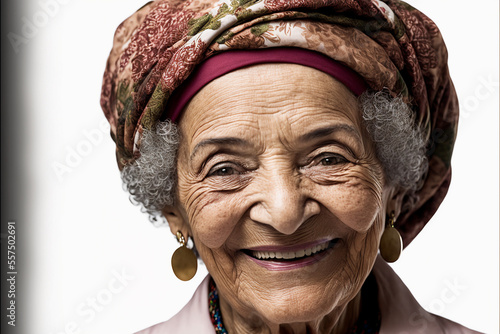 Elderly African American Woman: A Life of Wisdom and Experience