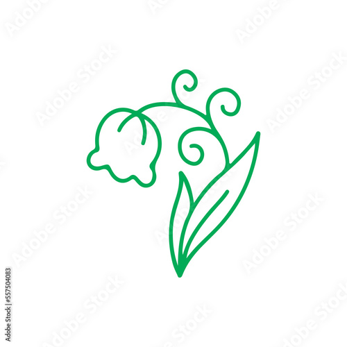 vector illustration of withered rose flower