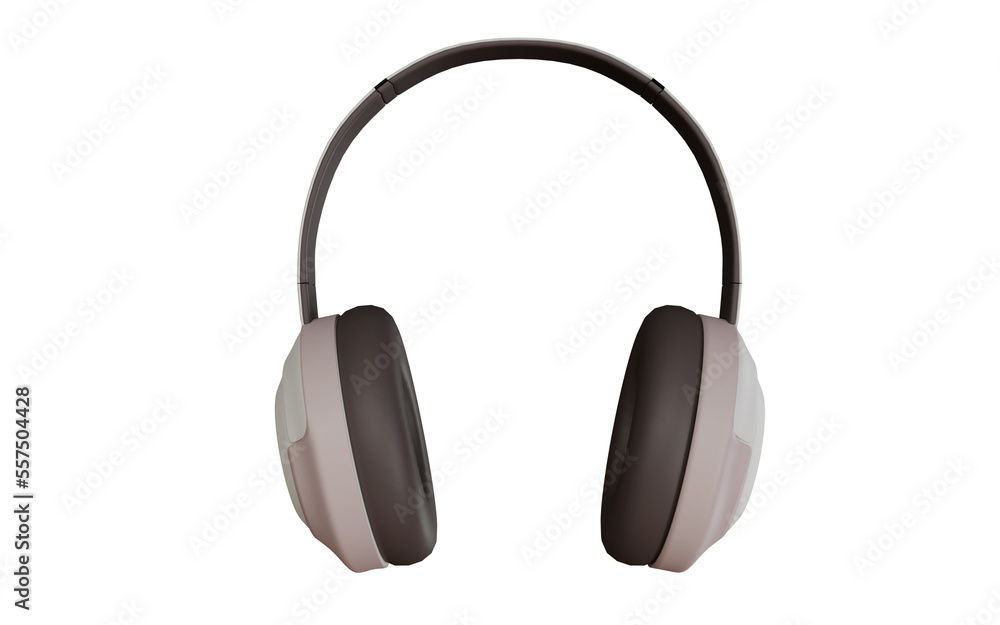 Desain headphone 3d rendering untuk produk mockup Desain headphone 3d rendering untuk produk mockup
