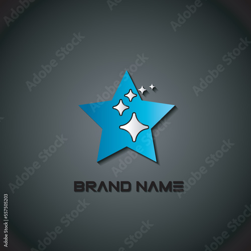 Rising star future shape business logo icon
