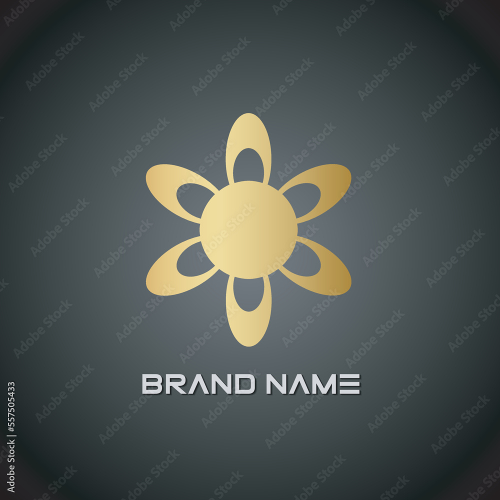 Sun symbol or sunflower vector logo design concept Sun symbol or sunflower vector logo design concept