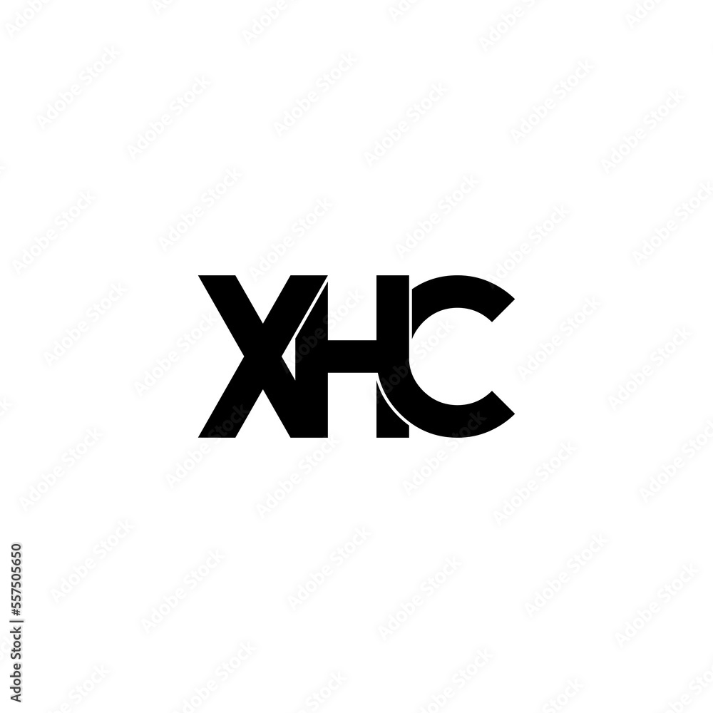 xhc letter initial monogram logo design xhc letter initial monogram logo design