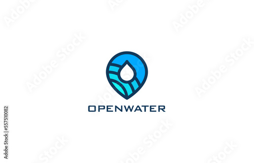 travel and pointer logo design templates