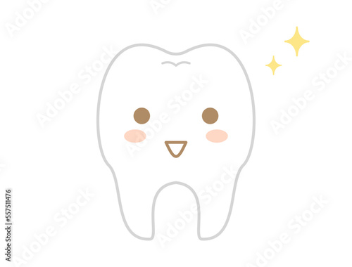 歯をキャラクターにしたイラスト
