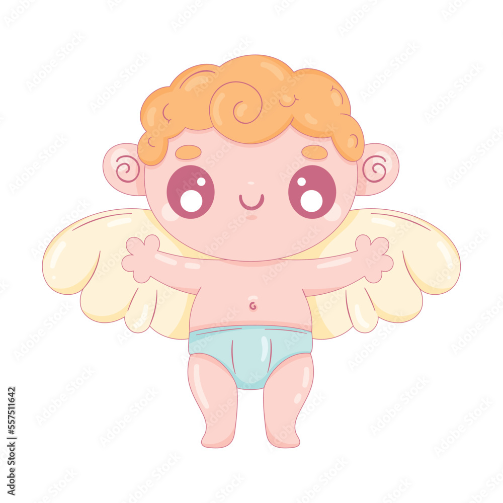 Obraz premium cupid angel with wings