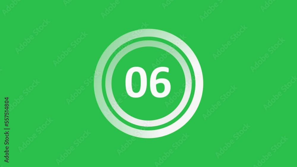 10 Sec Countdown on green screen background motion graphic effects. 10 Sec Countdown on green screen background motion graphic effects.