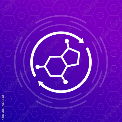 hormone replacement therapy, HRT icon for web