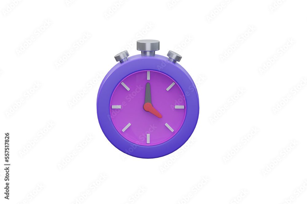 Equipment gym Stopwatch isoled white background. 3d rendering Equipment gym Stopwatch isoled white background. 3d rendering