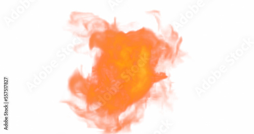 isolated fire flame texture with transparent background