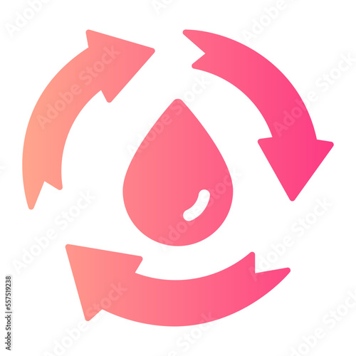 reuse gradient icon
