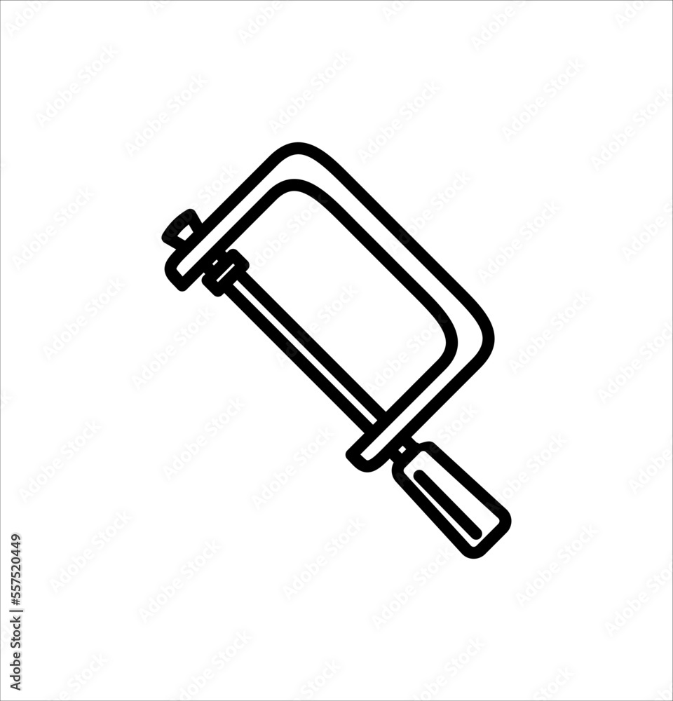 handsaw icon vector illustration logo template for many purpose. Isolated on white background. handsaw icon vector illustration logo template for many purpose. Isolated on white background.