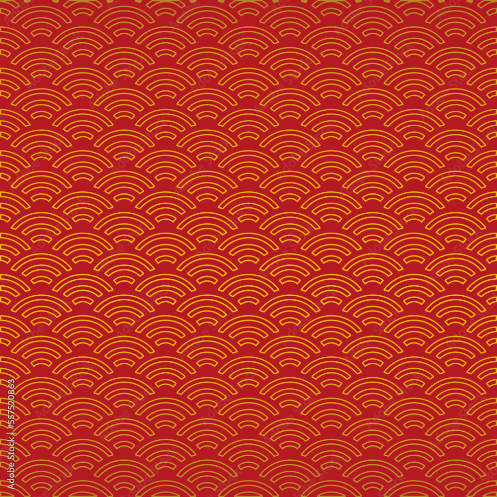 Chinese New Year seamless pattern background with gold line. Vector illustration Chinese New Year seamless pattern background with gold line. Vector illustration