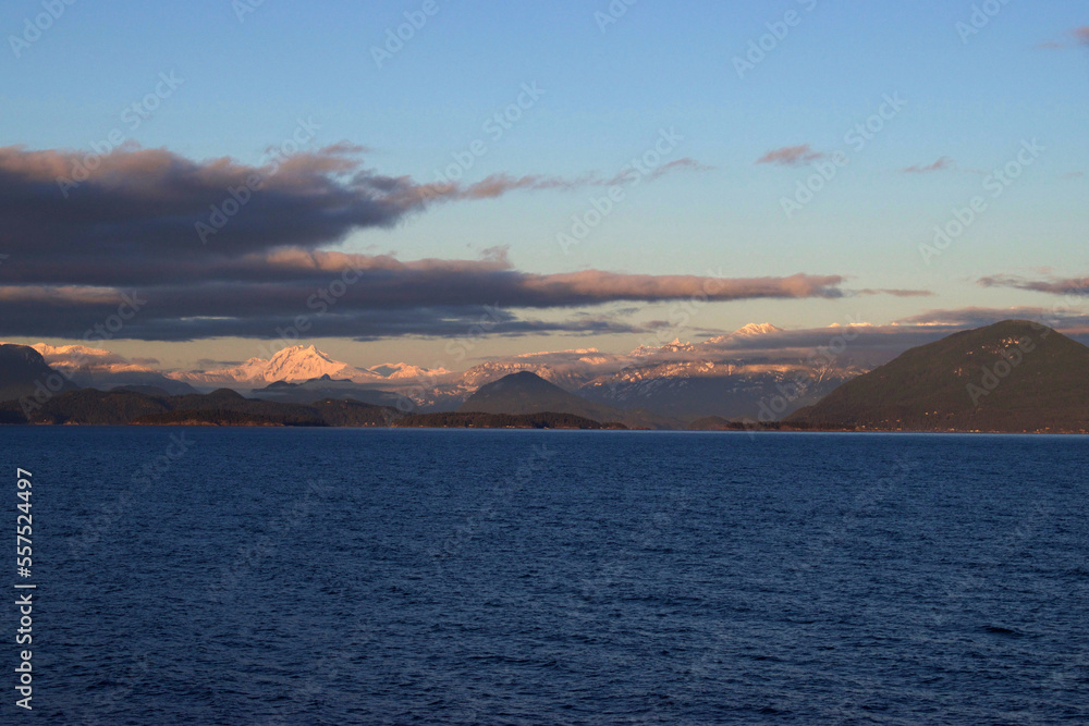 Sunset over Georgia Strait