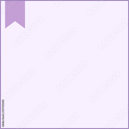cute purple memo planner paper journal decoration