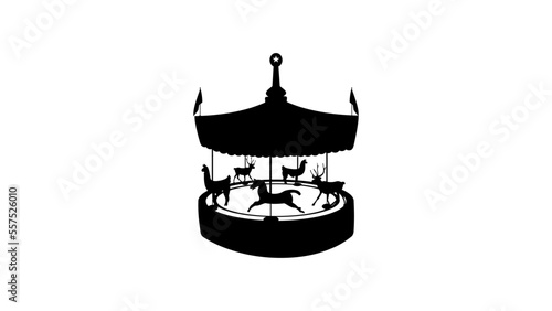 carousel silhouette