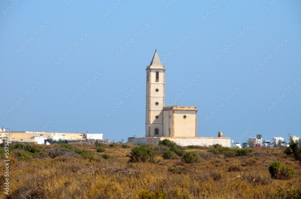 Iglesia de La Almadraba de Monteleva o Iglesia de Las Salinas en Cabo de Gata, Almería