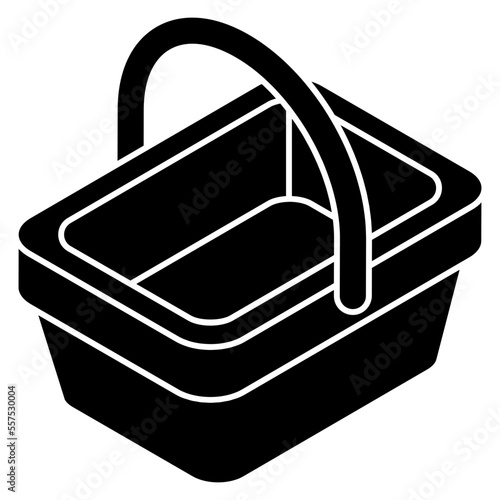 Premium download icon of picnic basket 