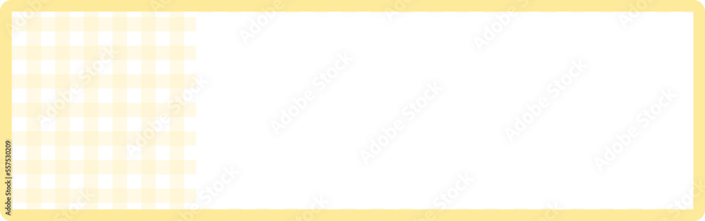 Naklejka premium cute yellow planner memo paper journal decoration