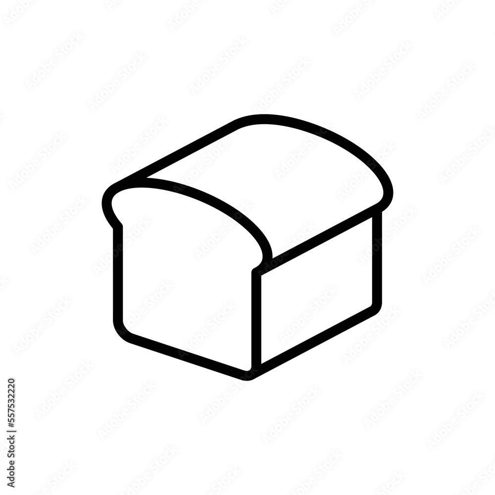 bread icon vector design template in white background bread icon vector design template in white background