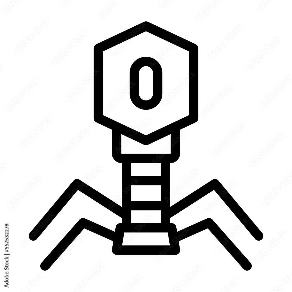 virus line icon illustration vector graphic virus line icon illustration vector graphic