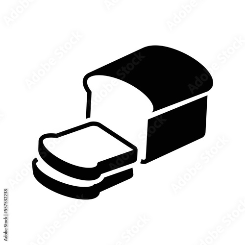 bread icon vector design template in white background