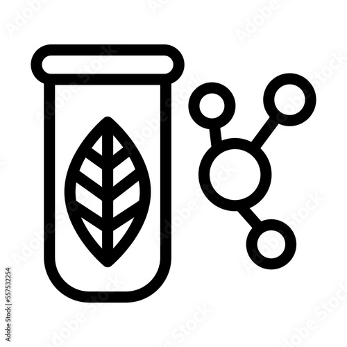 biotechnology line icon illustration vector graphic