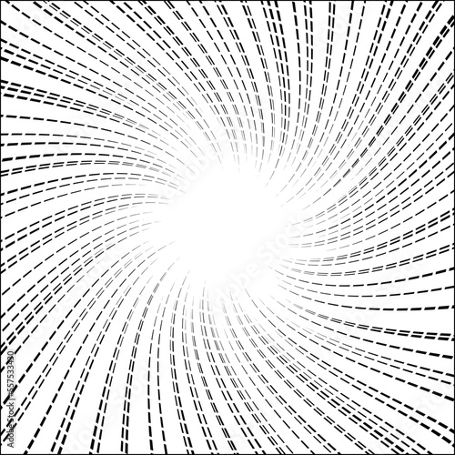 A Curved Comic and Cartoon Background Effect