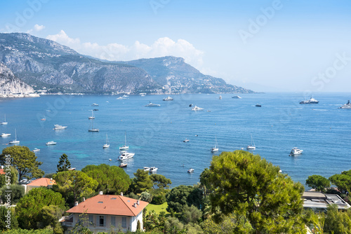 Bay of Villefranche Sur Mer, Cote d`Azur, France