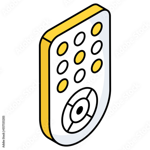 Modern design icon of remote