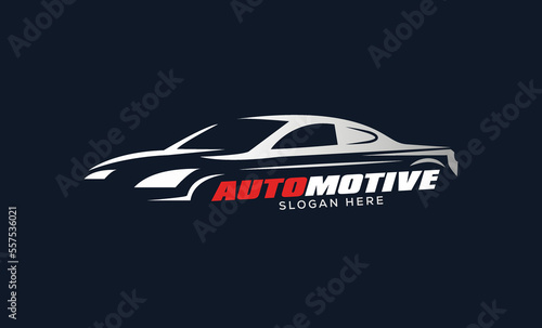 Sports car logo template, logo for businesses related to auto industry