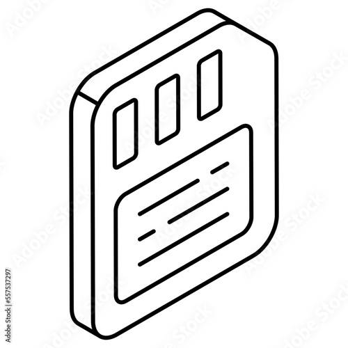A creative design icon of mobile sim 