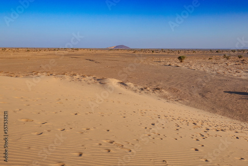 Scenic view of North Horr Sand Dune in Marsabit County, Kenya