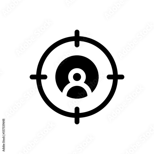 headhunting glyph icon