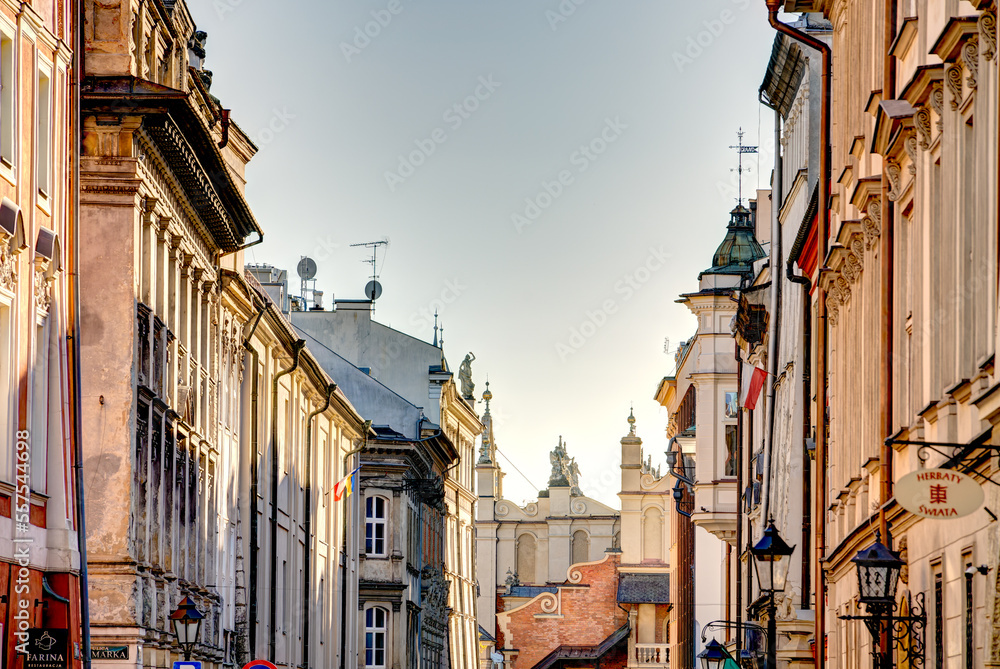 Krakow Historical Center, HDR Image