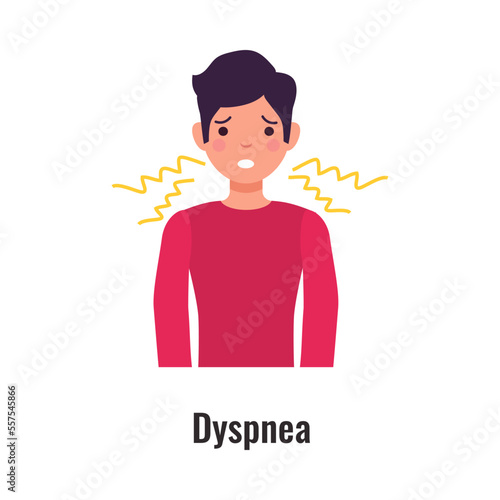 Asthma Symptom Illustration