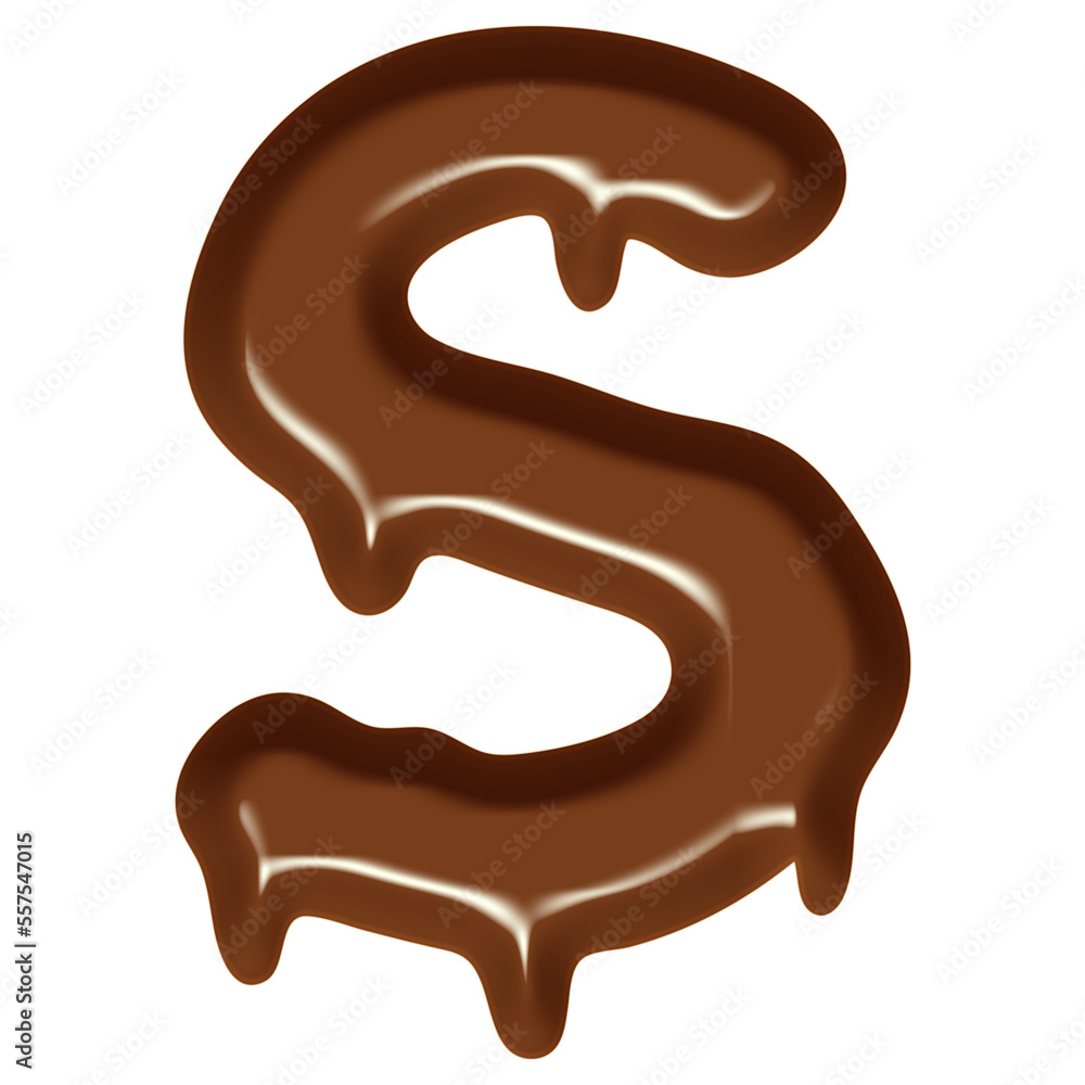 Chocolate Flow Effect Alphabet. Chocolate Flow Effect Alphabet.