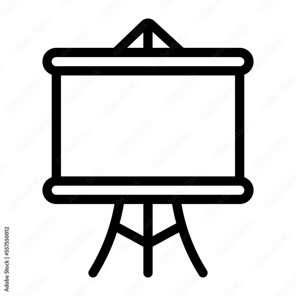 blackboard line icon blackboard line icon