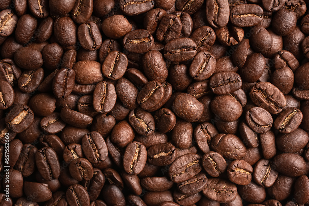 Background of roasted coffee beans for morning espresso Background of roasted coffee beans for morning espresso