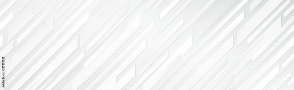 Obraz premium 背景 グレー 白 ストライプ 斜め シンプル 幾何学 直線 グラデーション ボーダー 模様 バナー 変更可能 Background gray white stripe diagonal simple geometric straight line gradation border pattern banner Changeable