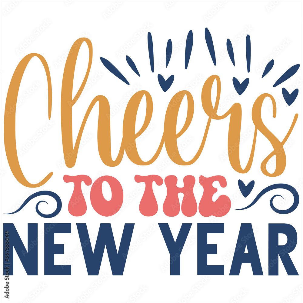 Obraz premium Cheers to the new year
