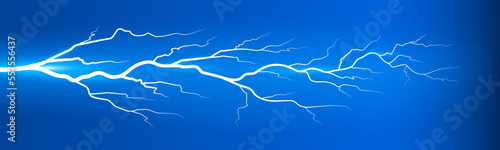 Lightnings with lightning clawed the earth