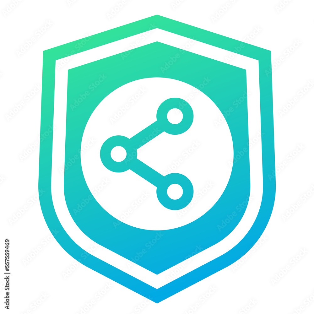 safe sharing icon on white safe sharing icon on white